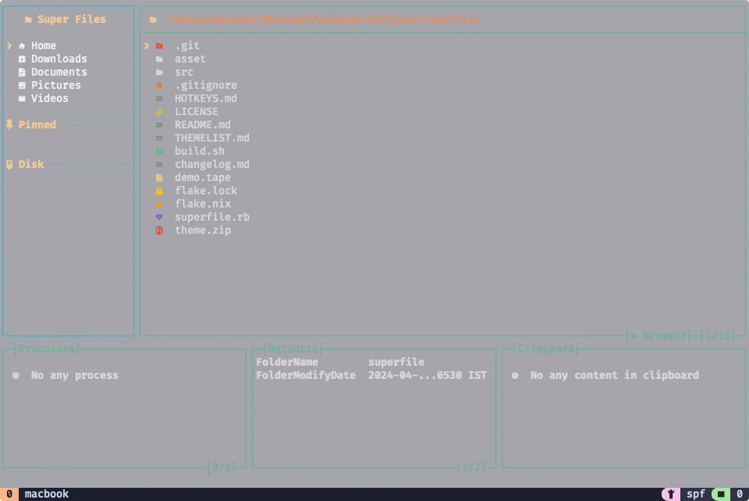 Kaolin theme preview showing brown and orange earth tones